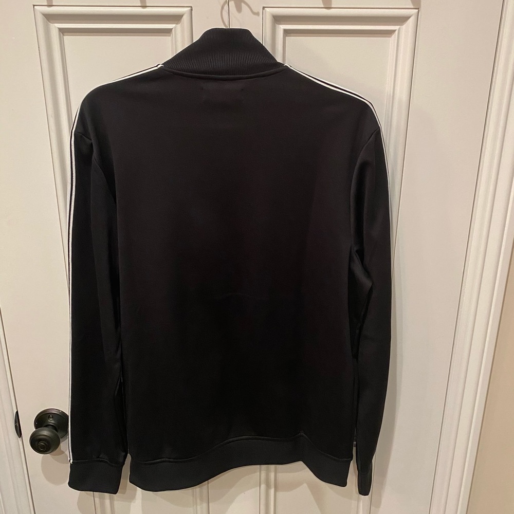 Men’s Black/White Track Jacket. - Picture 5 of 5
